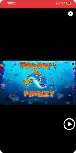 Fishin Frenzy loading screen before the slot opens